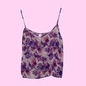🚨SOLD🚨 Original American Apparel Floral Chiffon Camisole, Size Small
